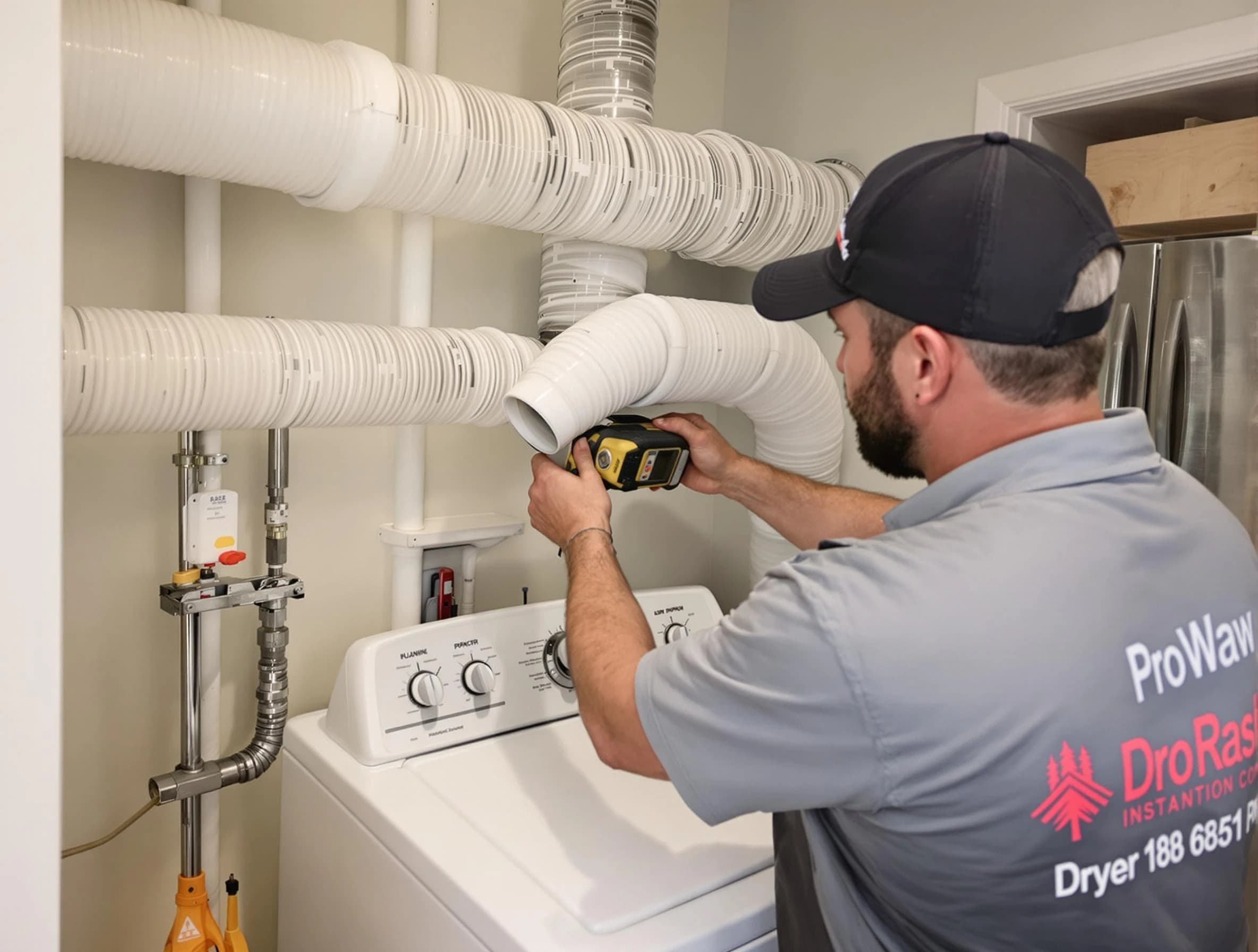 Professional dryer vent hose installation by Fair Oaks Dryer Vent Cleaning in Fair Oaks