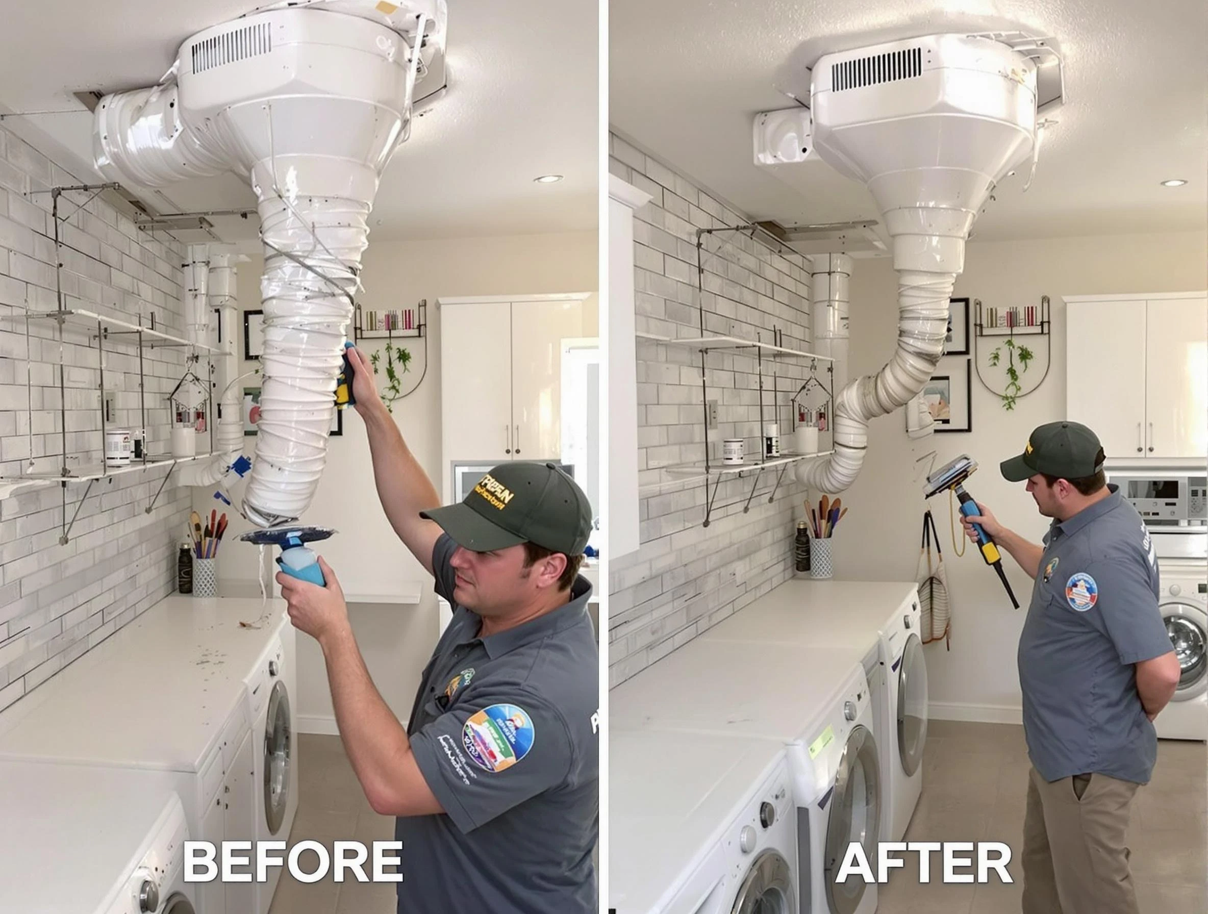Professional dryer exhaust vent cleaning by Fair Oaks Dryer Vent Cleaning in Fair Oaks