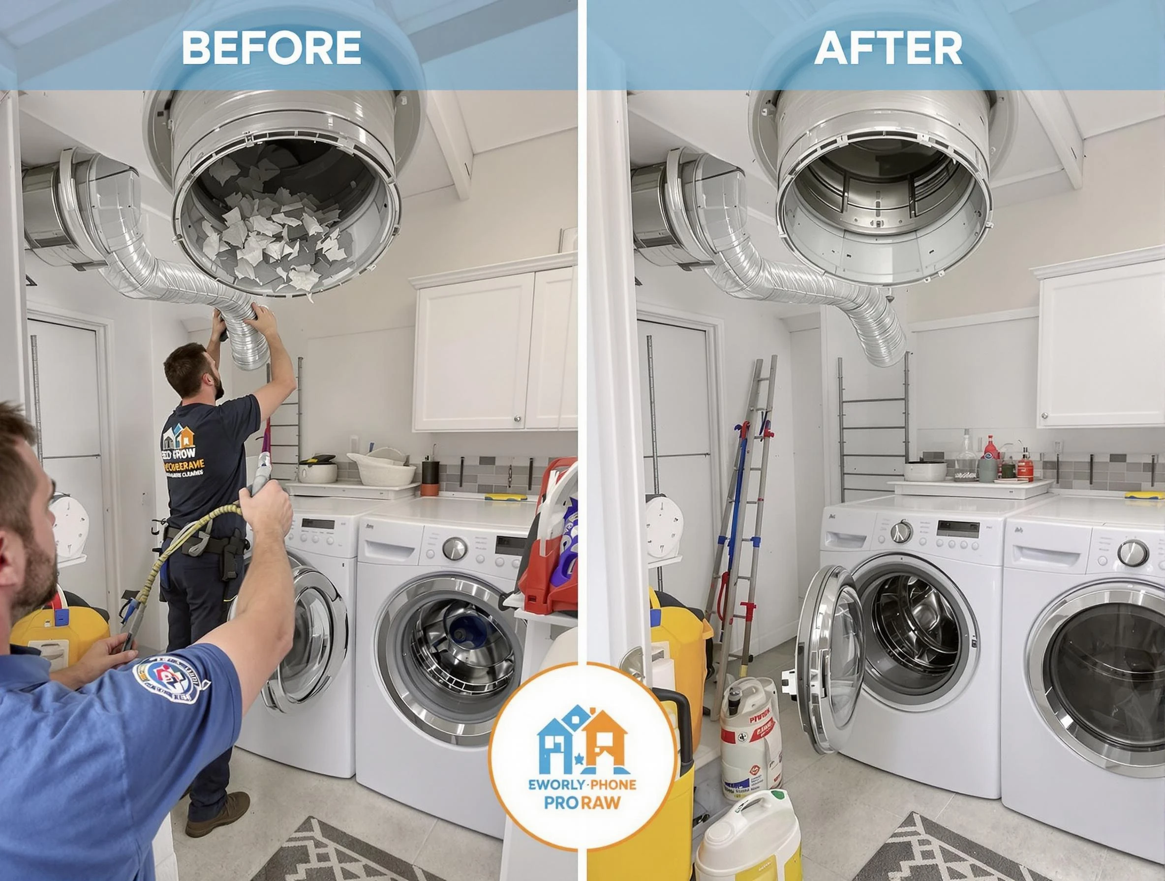 Residential dryer vent cleaning by Fair Oaks Dryer Vent Cleaning in Fair Oaks